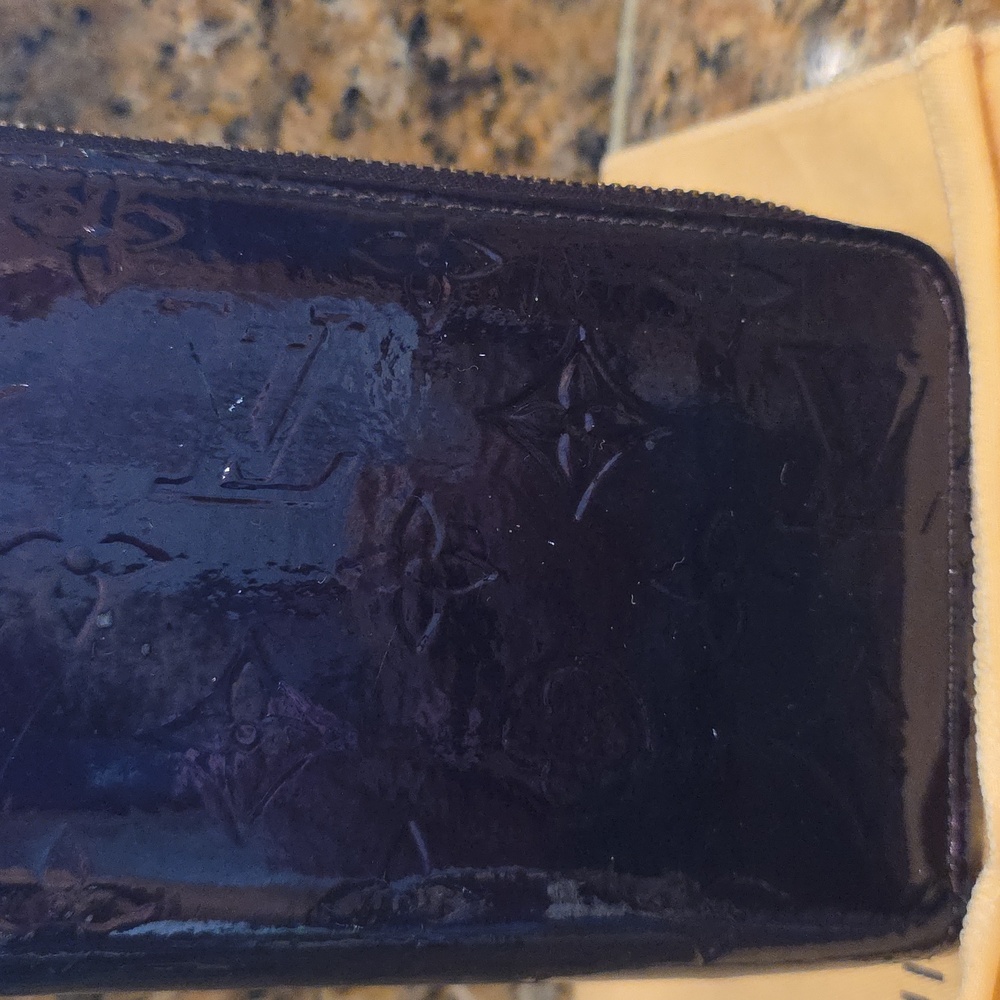 Louis Vuitton Dark Purple Vernis Zippy Wallet - Picture 8 of 17